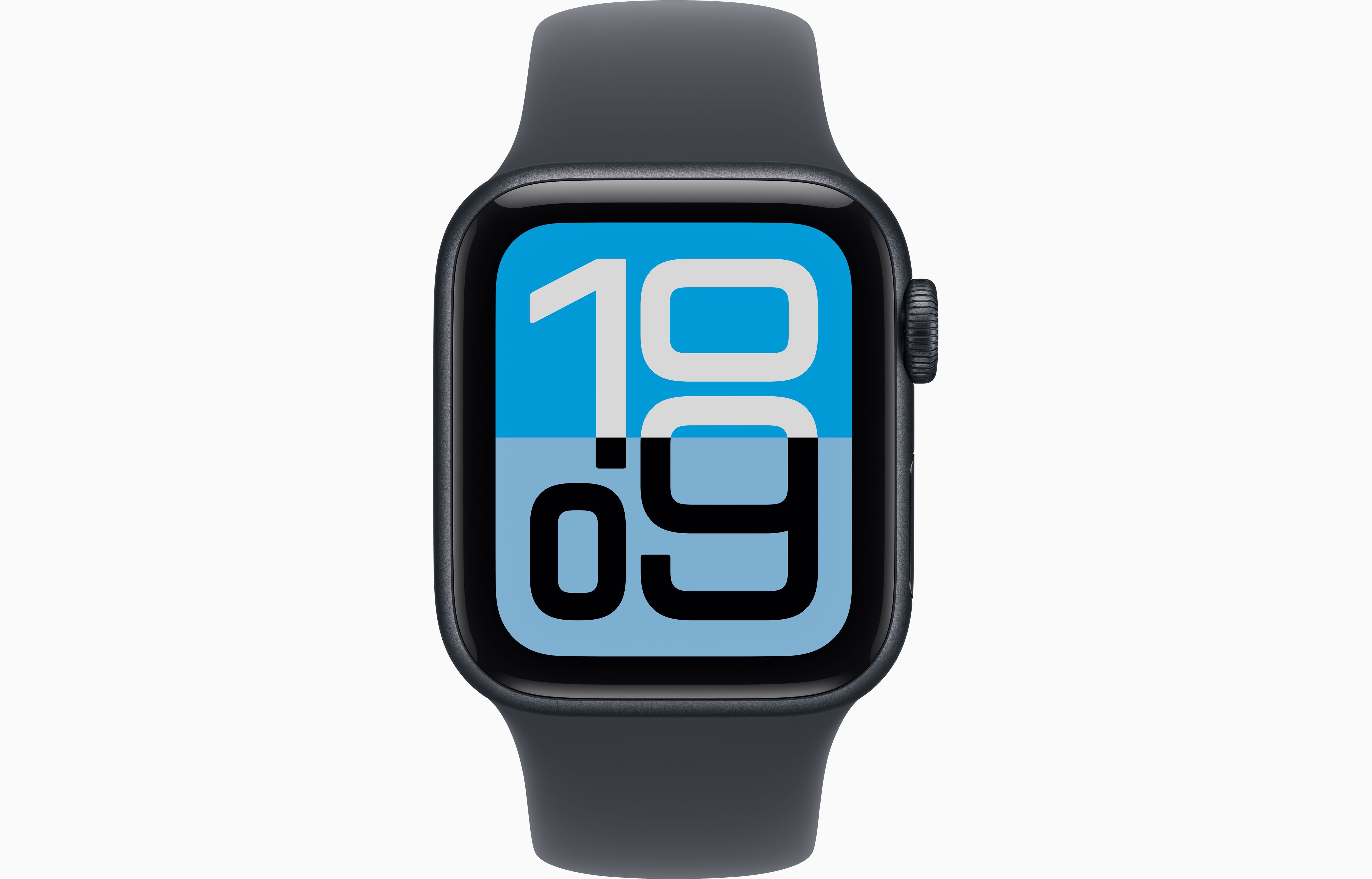 ساعة آبل واتش اس إي 3 - GPS - مقاس 44 ملم - بهيكل من الألومنيوم بلون Midnight مع سوار رياضي بلون Midnight مقاس M/L ساعة آبل واتش اس إي 3 - GPS - مقاس 44 ملم - بهيكل من الألومنيوم بلون Midnight مع سوار رياضي بلون Midnight مقاس M/L
